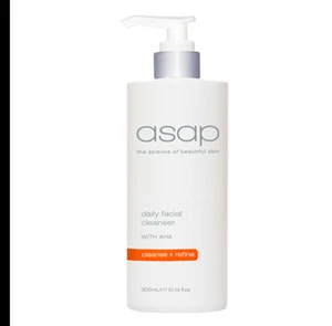 ASAP Daily Facial Cleanser 300ml with AHA & White Tea Oil Free & Removes Make Up - Picture 1 of 2