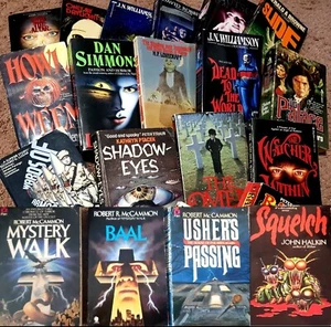 HORROR vintage 80s paperbacks from Hell Lovecraft King Robert McCammon McDowell - Picture 1 of 103