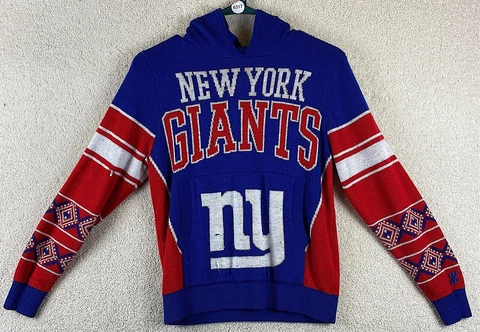 Vintage New York Giants Youth Pullover NFL YOUTH Size Sweatshirt Sweater Cover