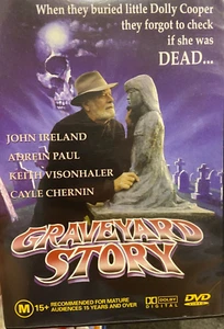 The Graveyard Story region 4 DVD (1991 John Ireland / Adrian Paul horror movie) - Picture 1 of 2