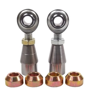 Economy 7/16 x 7/16-20 Panhard Bar Kit 7/16 Steel Cone Spacers .065 Bungs - Picture 1 of 8