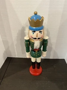Nutcracker 15 in Green, Gold, Black, Blue - Picture 1 of 11