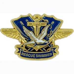 Rescue Swimmer 1.25 inch Lapel Pin - Picture 1 of 2