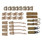 30Pcs Molle Attachments D Buckle Backpack Buckle Nylon Ribbon Backpack Spare Eom