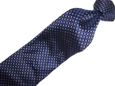 ! New Nordstrom Black, Purple, & White Multicolor Woven Silk Tie 58"L x 3.5"W - Image 1 of 4