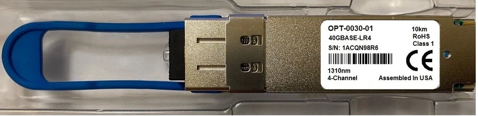 F5 Networks OPT-0030-01 compatible F5-UPG-QSFP+LR4 40GBASE-LR4 10km QSFP+LR4 SMF - Image 1 of 1