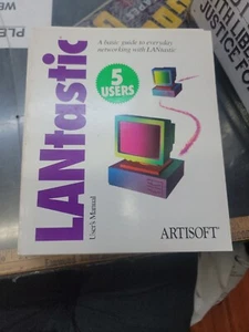 5 Original Lantastic Artisoft Networking manuals And Books. - Picture 1 of 5