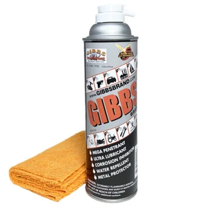 Gibbs Brand Lubricant, Penetrating Oil, Multi Purpose, Microfiber Towel 14"x14" - Picture 1 of 6