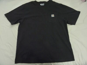 Carhartt Loose Fit Pocket T-Shirt Short-Sleeve Men's Black - Sz L - Picture 1 of 7