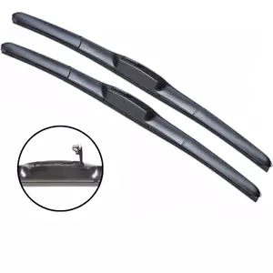 Wiper Blades Hybrid Aero For Daewoo Espero SEDAN 1995-1999 FRT PAIR 2 xBL - Picture 1 of 6