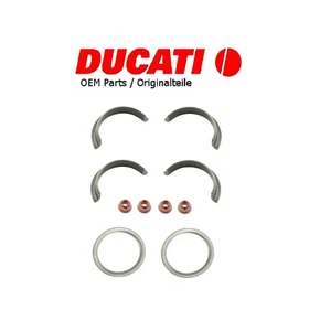 Ducati Monster 400 600 750 900 kit junta colector escape tuercas anillos - Imagen 1 de 2