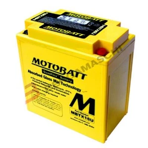 MotoBatt BATTERIA MBTX16U PRECARICATA 12V 19Ah per Moto Guzzi Breva 1200 2007-09 - Foto 1 di 4