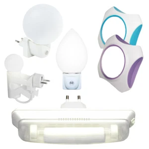 Luz de noche LED Luz de emergencia Habitación infantil Sensor crepuscular Luz de orientación Bebé - Imagen 1 de 17