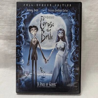 Tim Burton's Corpse Bride (DVD, 2006, Full Screen Edition) Animation Cartoon  - Image 1 of 4