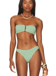 Bikini Bond-Eye Blake Bandeau verde menta traje de baño talla única - Imagen 1 de 4