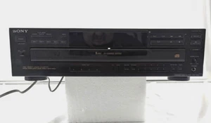 Sony CDP-C545 CD Player 5 Disc Carousel Changer 120V 60Hz 14W LCD Doesnt Work - Picture 1 of 20