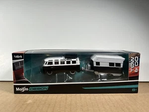 Maisto Design Tow & Go VW 23 Window & Camper Error (No Description) HTF - Picture 1 of 6