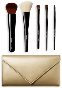 Bobbi Brown Künstler Geprüft Weicher Pelz 5 Stück Reisegröße Makeup Pinselset IN - Bild 1 von 20