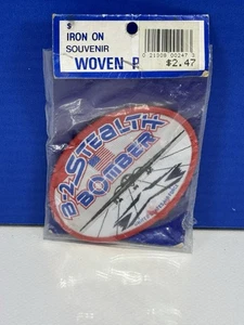 VINTAGE B-2 STEALTH BOMBER WOVEN PATCH ~ BÜGELBILD - Bild 1 von 3