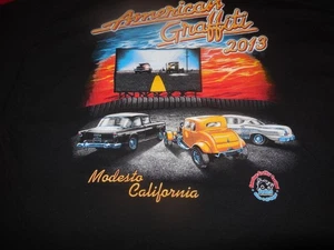 American Graffiti Black 2013 Modesto Ca Graffiti Fest Event Shirt Gr. XL selten - Bild 1 von 6