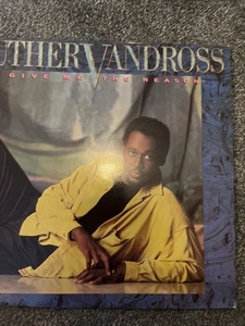 Luther Vandross, Give Me The Reason, Vinyl LP, Epic 1986 Lyrics EX/VG+ - Picture 1 of 1