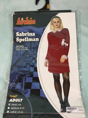 Sabrina Spellman Halloween Costume Cosplay Archie Women Small Veruca Salt new - Image 1 of 4