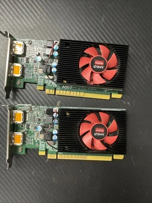 2X Dell 9VHW0 AMD Radeon R5 430 2GB DDR3 2 x DisplayPort LP Video Card - Image 1 of 2
