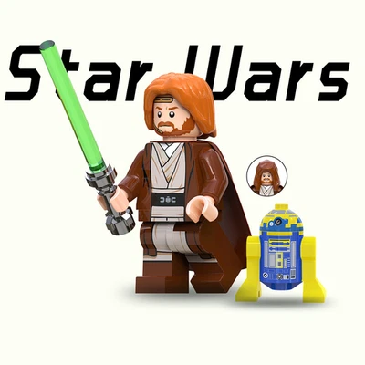 Minifigura Personalizada Star Wars Obi-Wan Kenobi (Kamino) Nueva/Como Nueva 2 pulgadas Cumpleaños Foto 1 de 2