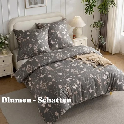 Bettwäsche Bettgarnitur Bettbezug Mikrofaser 135x200 155x220 200x200 200x220 - Bild 1 von 4