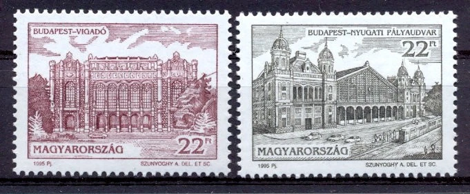 HUNGARY - 1995. Buildings of Budapest - MNH - Image 1 of 1