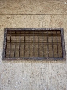 Antique Architecture Floor Grate Heat Vent Register Cold Air Return 14 X 26 - Picture 1 of 9