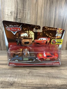 Disney Pixar Cars Mater & Lightning McQueen sin neumáticos paquete de 2 2016 - Imagen 1 de 4