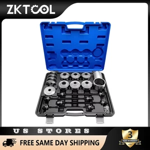 ZKTOOL 37Pcs Universal Pull and Press Sleeve Kit, Bushing Press Tool Set - Picture 1 of 7