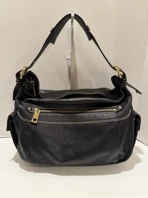 VTG Y2K Marc Jacobs Soho Hobo Shoulder Bag Black Leather Made In Italy - Image 1 of 4