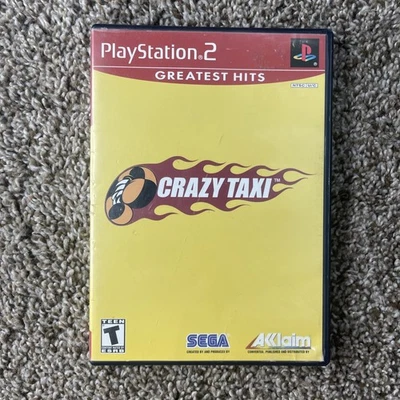 Crazy Taxi (Sony PlayStation 2, 2002) Tested Ps2 No Manual  - Image 1 of 4