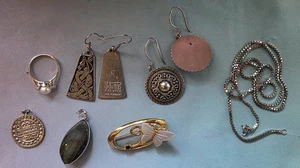 Paquete de joyería mixta de plata de ley surtido  - Imagen 1 de 13