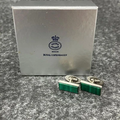 Редкие запонки из стерлингового серебра 925S Georg Jensen No131F Дания - Изображение 1 из 4