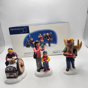 Dept 56 Snow Village "Another Man’s Treasure" Accessories #54976 - Set Of 3 - Picture 1 of 2