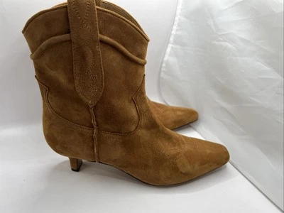 Sam Edelman Taryn Botas Occidentales Frontier Marrón Gamuza Talla 6.5 Foto 1 de 4