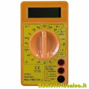DIGITAL MULTIMETER 10A MIT SUMMER, LCD DISPLAY H.12mm, ZIFFERN 3 und 1/2, BL - Bild 1 von 1