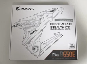 GIGABYTE B650E AORUS STEALTH ICE Motherboard AM5 DDR5 Heatsink AMD 9000-7000 NEW - Picture 1 of 8