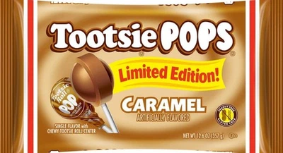 Limited Edition Caramel Tootsie Pops TWO LARGE BAGS - Image 1 of 4