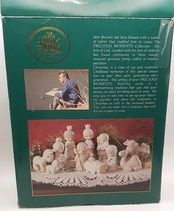 Precious Moments Come Let Us Adore Him Miniaturen Krippe 11-teiliges Set in Box - Bild 1 von 17