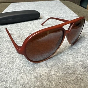 SMITH OPTICS Vintage Burgundy Frame Sol-X 400 Sunglasses Amber Lens Japan Rare - Picture 1 of 10