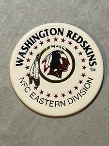 1994 Laserform Washington Redskins Foil NFL Licensed Team 1.5" POG / Milk Cap - Picture 1 of 2