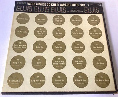 ELVIS PRESLEY LP BOXSET ‘WORLDWIDE 50 GOLD AWARD HITS VOL. 1’ (RCA) - Image 1 of 4