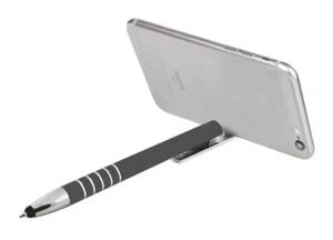 PENNA ALLUMINIO con TOUCH e supporto per cellulare personalizzata con incisione! - Foto 1 di 5