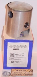 1978-1980 Maico MC GS 250cc ASSO piston assembly, Made in Italy 67.2mm bore 3827 - Bild 1 von 1