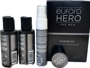Eufora Hero For Men STARTER KIT For Fine & Thinning Hair 4 Trial size products. - Picture 1 of 1