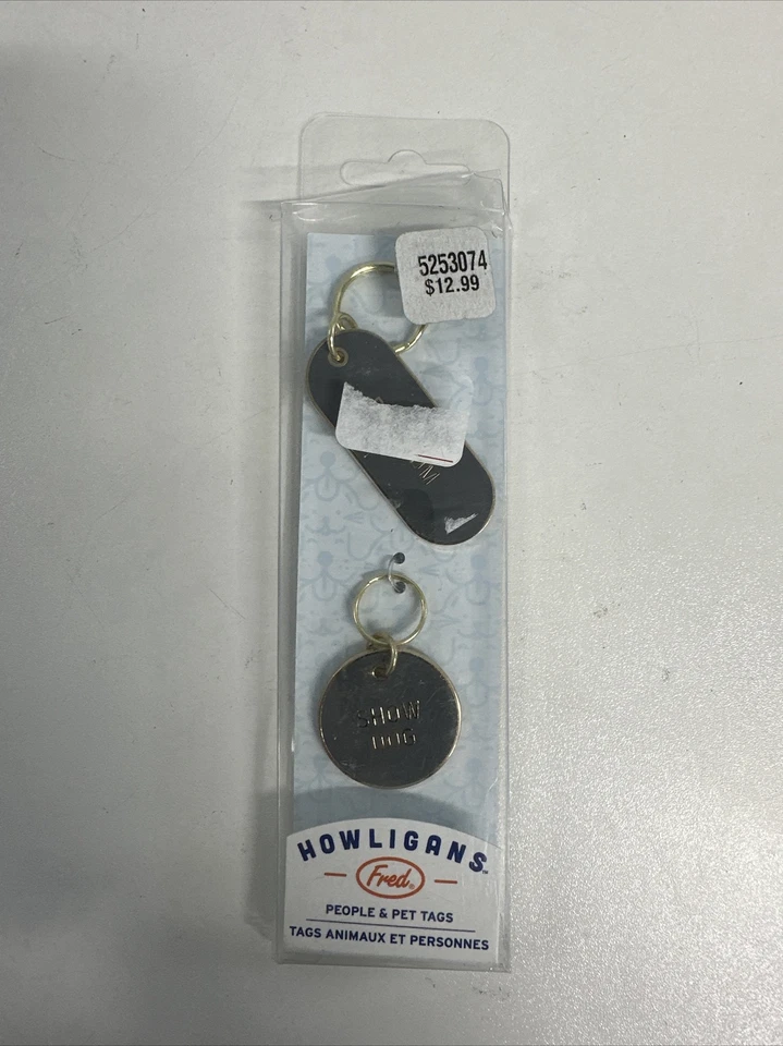 Show Dog Mom Crazy Lady Howligans by Fred People Pet Tags Keychain Gift Set